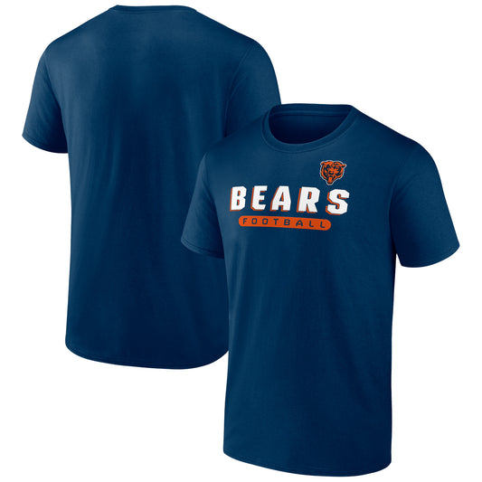 Men's Fanatics  Navy Chicago Bears T-Shirt