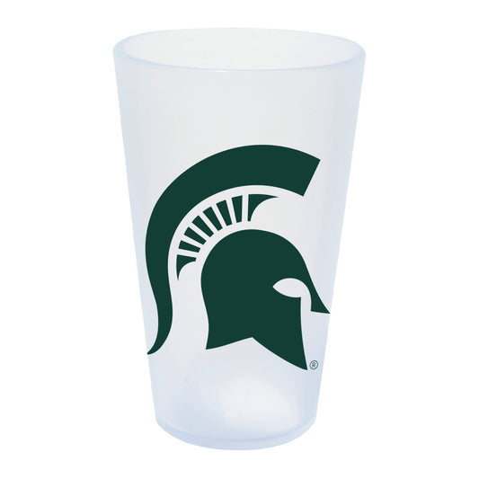 WinCraft Michigan State Spartans 16oz. Icicle Silicone Pint Glass