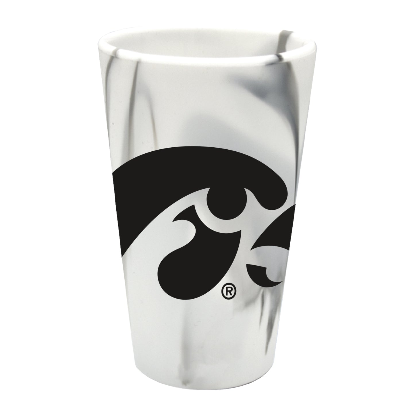 WinCraft Iowa Hawkeyes 16oz. Fashion Silicone Pint Glass