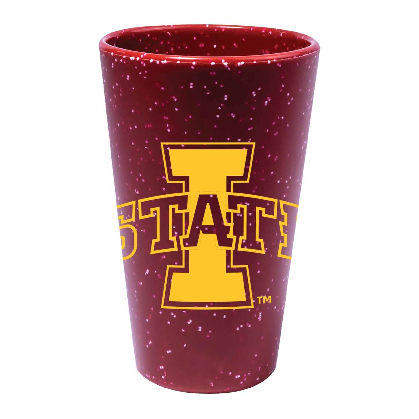 WinCraft Iowa State Cyclones 16oz. Team Color Silicone Pint Glass