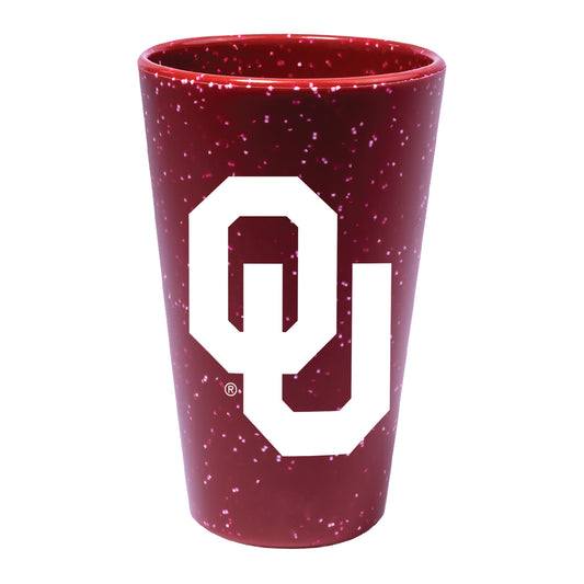 WinCraft Oklahoma Sooners 16oz. Team Color Silicone Pint Glass