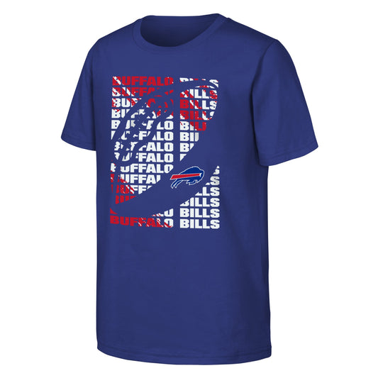 Youth Royal Buffalo Bills Box T-Shirt