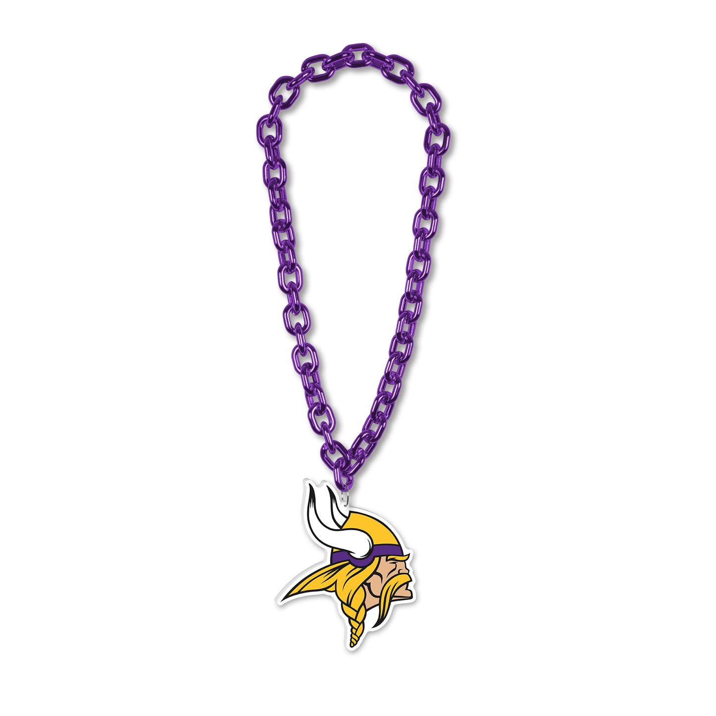 WinCraft Minnesota Vikings Big Chain Logo Plastic Necklace