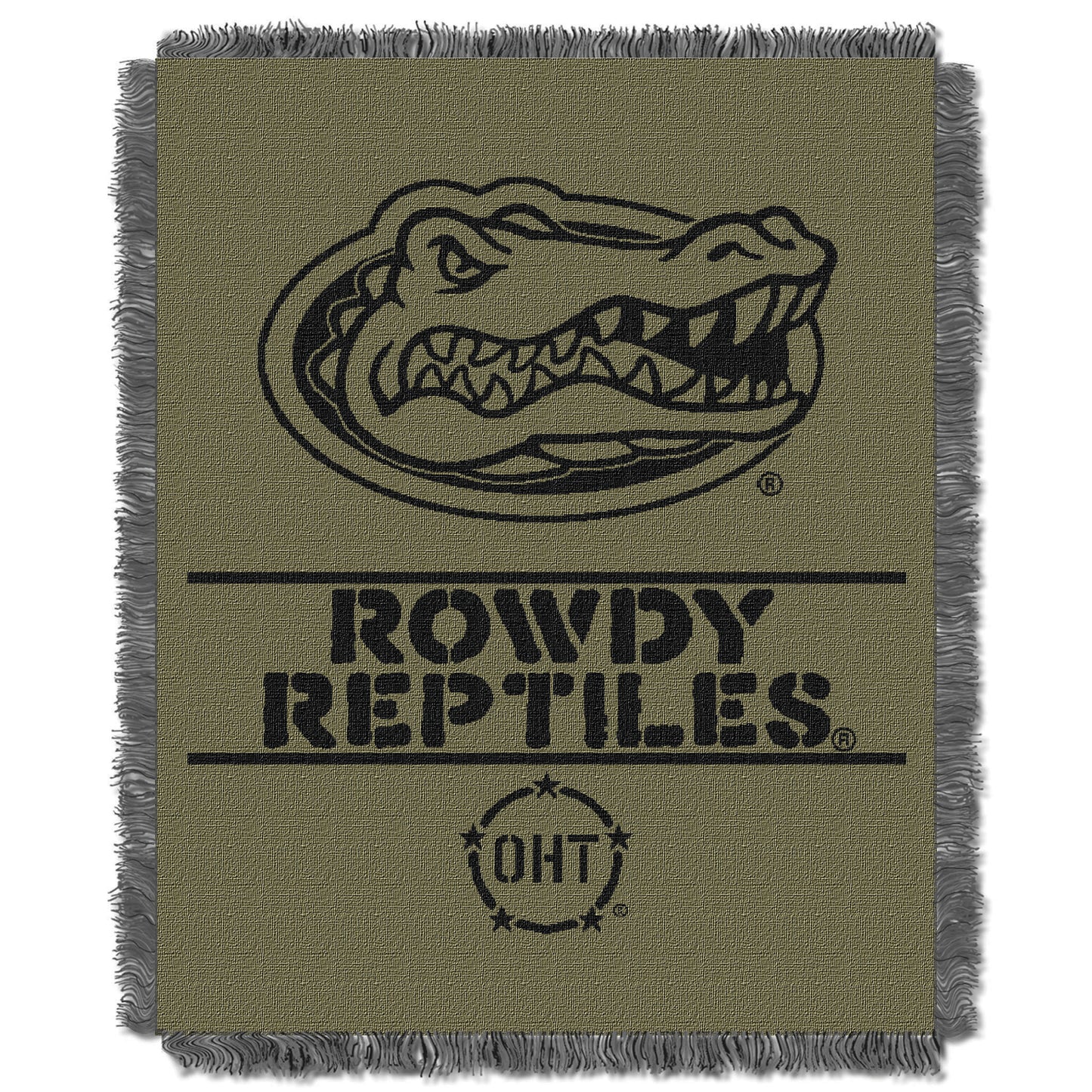 The Northwest Group Florida Gators OHT Military Appreciation 46" x 60" Rank Jacquard Throw Blanket