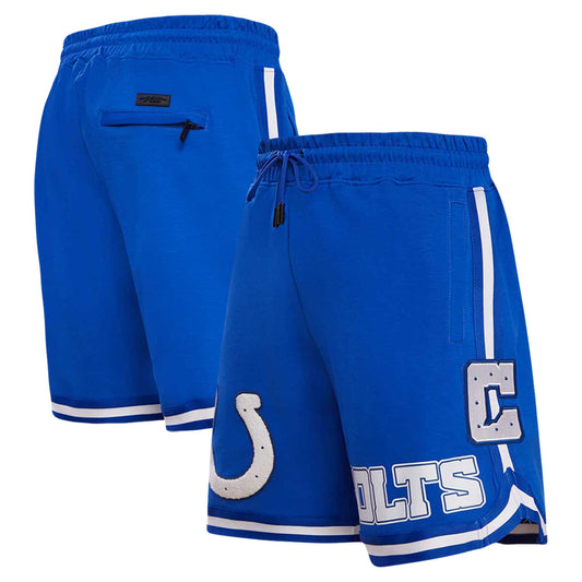 Men's Pro Standard Royal Indianapolis Colts Classic Chenille Shorts