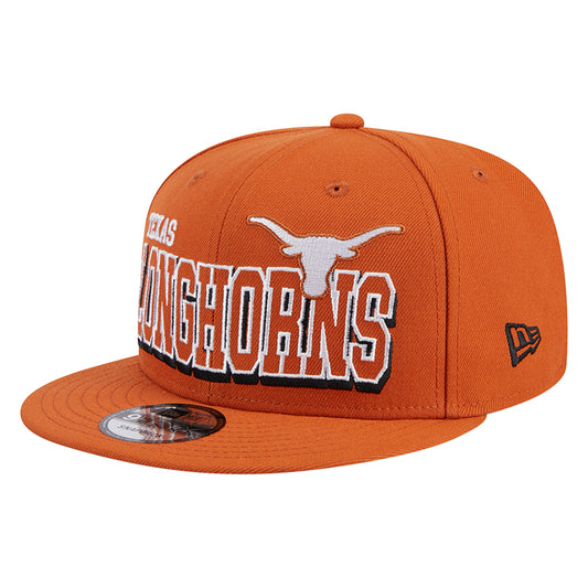 Men's New Era Texas Orange Texas Longhorns Game Day 9FIFTY Snapback Hat