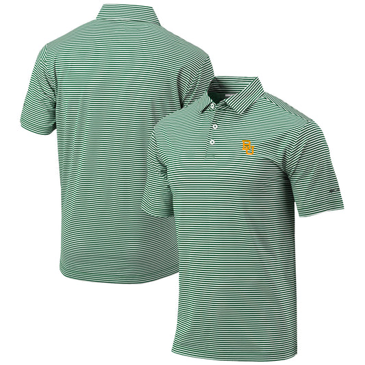 Men's Columbia  Green Baylor Bears Omni-Wick Club Invite Polo