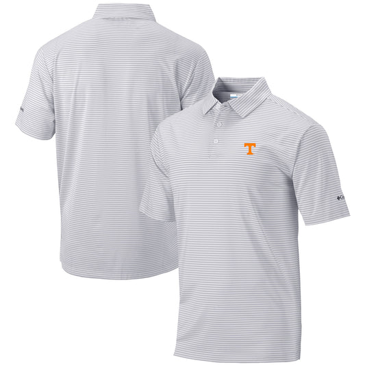 Men's Columbia  Gray Tennessee Volunteers Omni-Wick Club Invite Polo