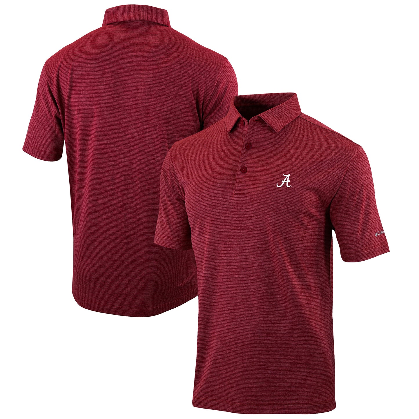 Men's Columbia  Crimson Alabama Crimson Tide Omni-Wick Set II Polo