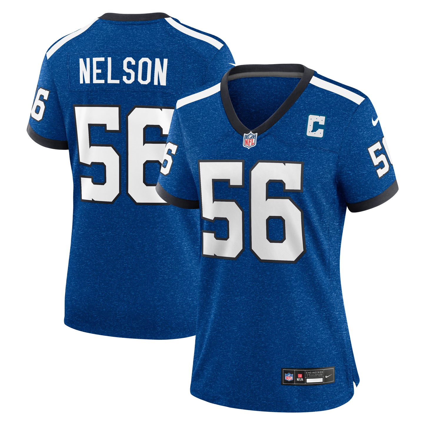 Women's Nike Quenton Nelson Royal Indianapolis Colts Indiana Nights Alternate Game Jersey