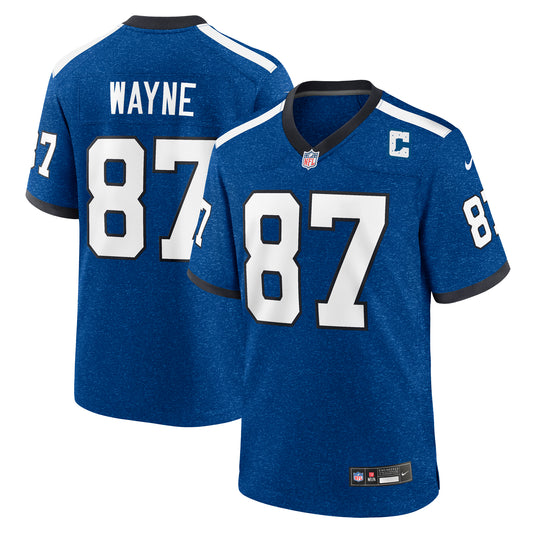 Men's Nike Reggie Wayne Royal Indianapolis Colts Indiana Nights Alternate Game Jersey