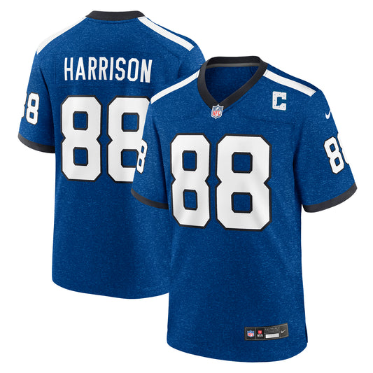 Men's Nike Marvin Harrison Royal Indianapolis Colts Indiana Nights Alternate Game Jersey