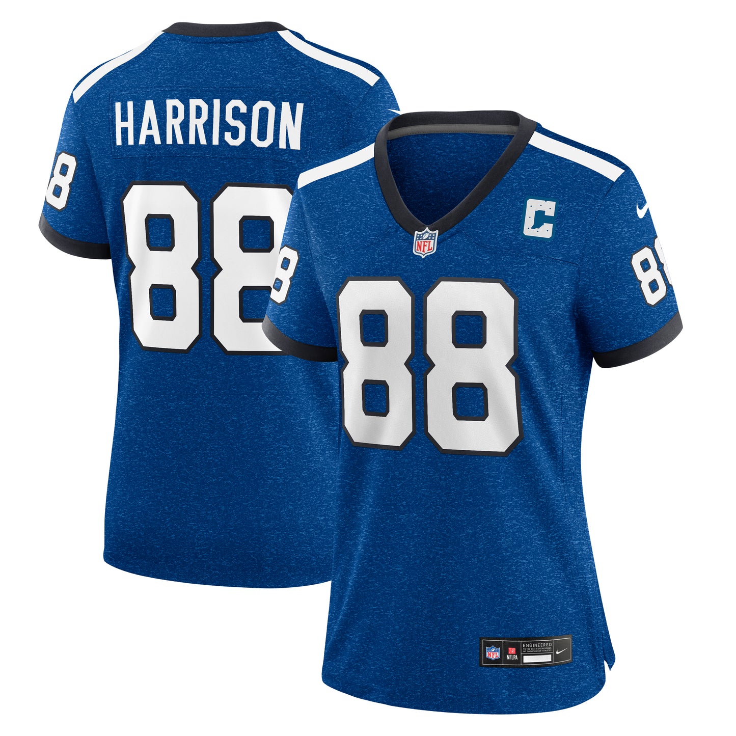 Women's Nike Marvin Harrison Royal Indianapolis Colts Indiana Nights Alternate Game Jersey