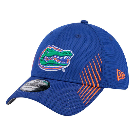Men's New Era Royal Florida Gators Active Slash Sides 39THIRTY Flex Hat
