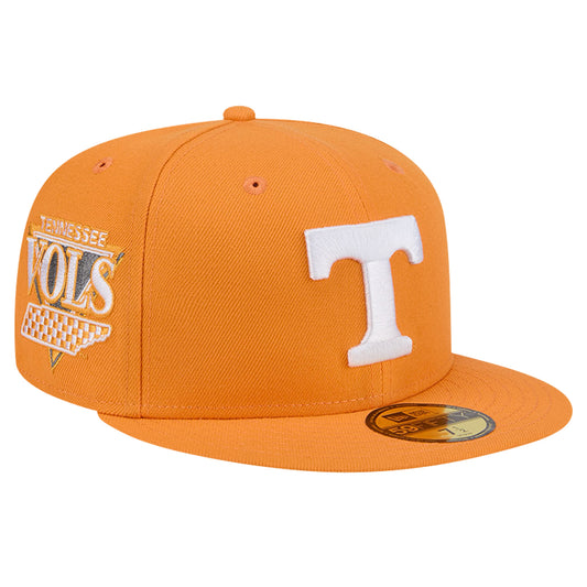 Men's New Era Tennessee Orange  Tennessee Volunteers Throwback 59FIFTY Fitted Hat