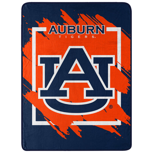 The Northwest Group  Auburn Tigers 46" x 60" Dimensional Micro Raschel Plush Throw Blanket