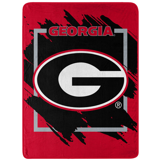 The Northwest Group  Georgia Bulldogs 46" x 60" Dimensional Micro Raschel Plush Throw Blanket