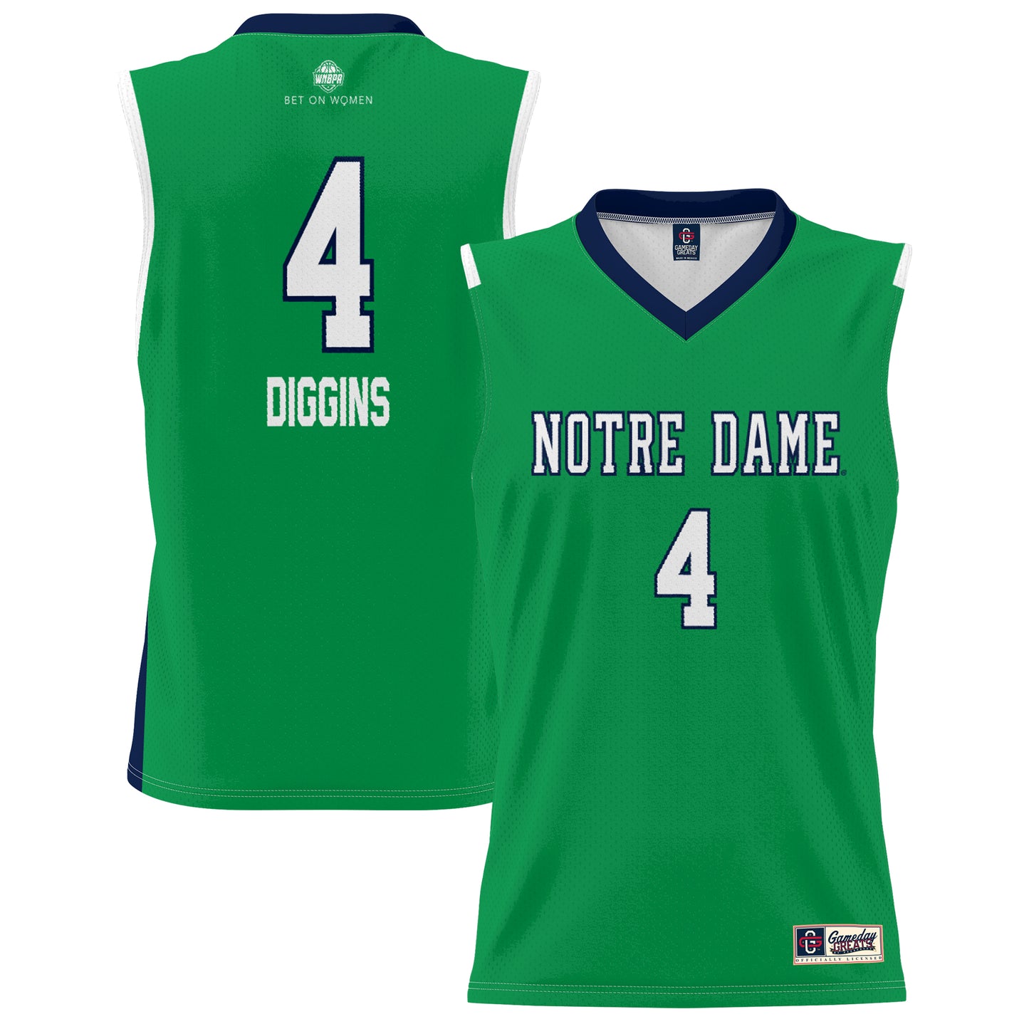 Youth GameDay Greats Skylar Diggins Green Notre Dame Fighting Irish Lightweight Basketball Alumni Jersey