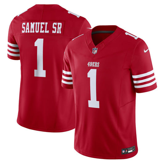 Men's Nike Deebo Samuel Sr Scarlet San Francisco 49ers Vapor F.U.S.E. Limited Jersey