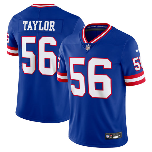 Men's Nike Lawrence Taylor Royal New York Giants Alternate Vapor Untouchable Limited Jersey