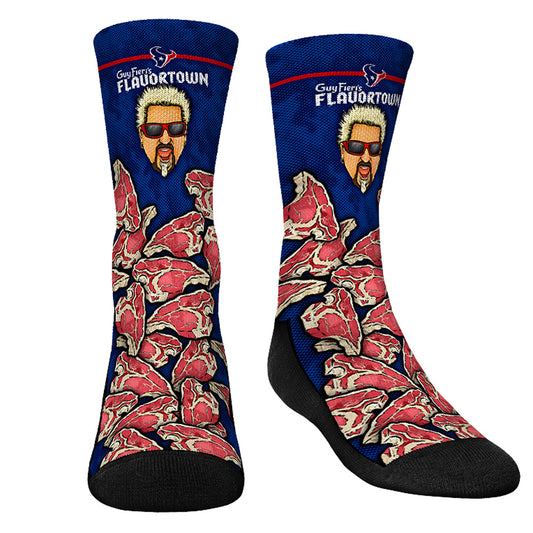 Youth Rock Em Socks Houston Texans NFL x Guy Fieri’s Flavortown Crew Socks