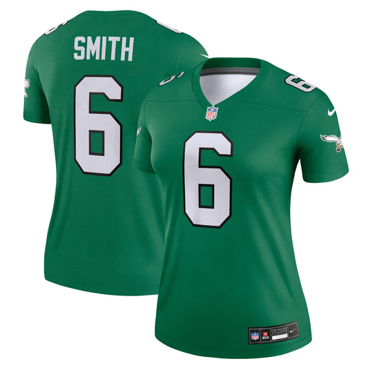 Women's Nike DeVonta Smith Kelly Green Philadelphia Eagles Alternate Legend Player Jersey