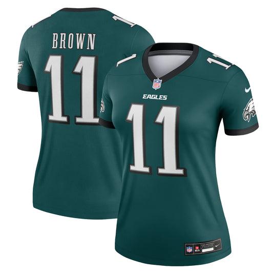 Women's Nike A.J. Brown Midnight Green Philadelphia Eagles Legend Jersey