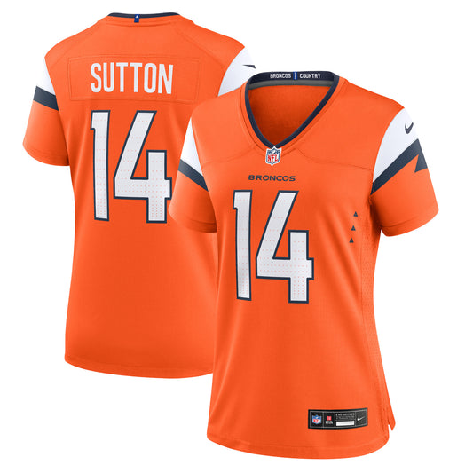 Women's Nike Courtland Sutton Orange Denver Broncos Game Jersey