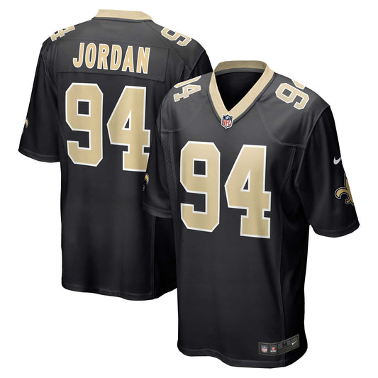 Men's Nike Cameron Jordan Black New Orleans Saints Game Jersey