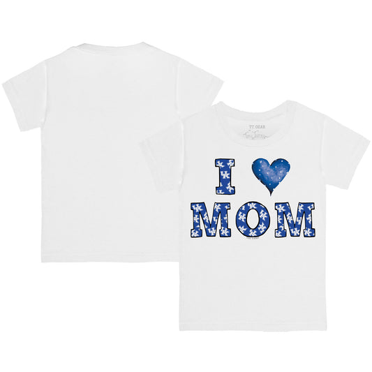 Toddler Tiny Turnip  White Kentucky Wildcats I Love Mom T-Shirt