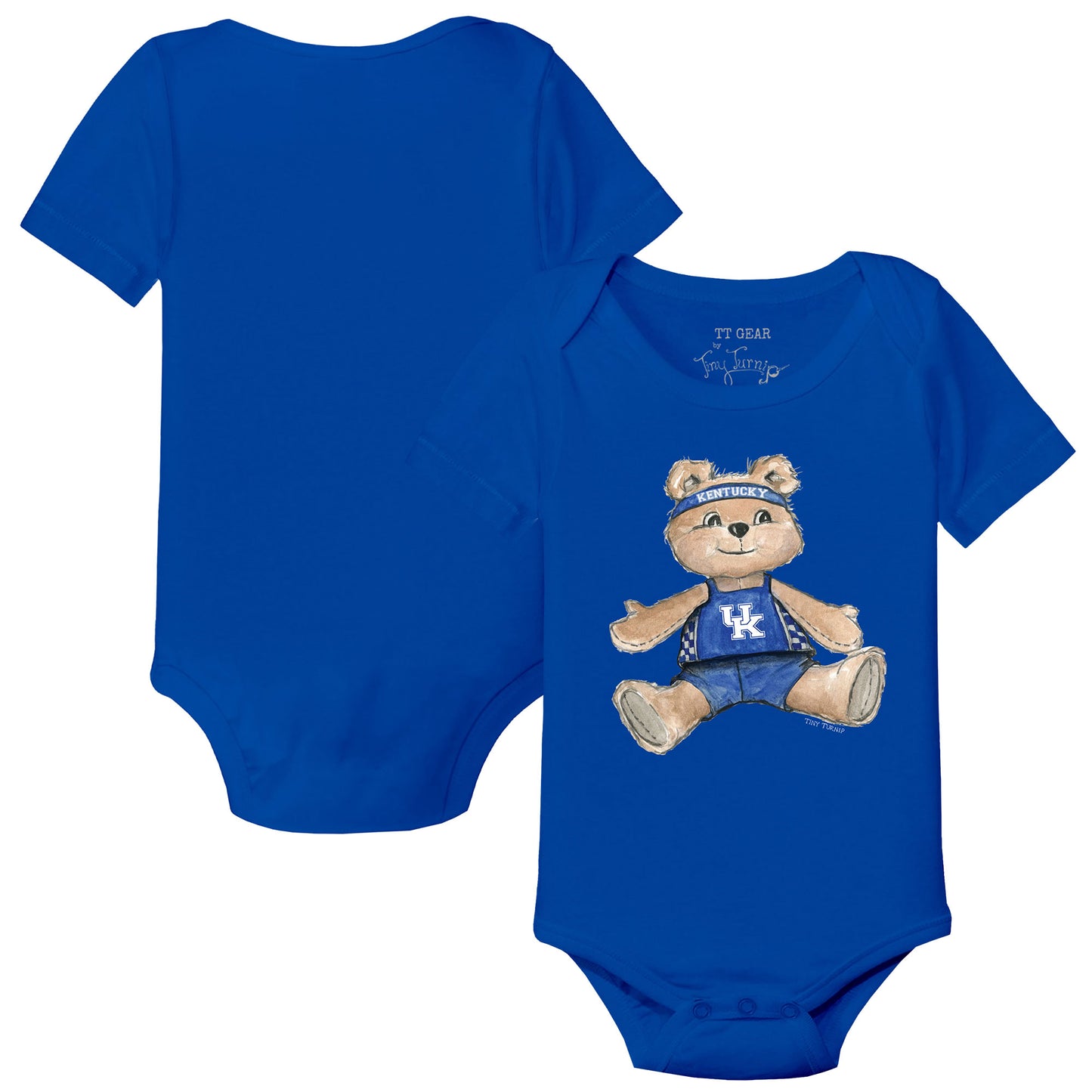 Infant Tiny Turnip  Royal Kentucky Wildcats Teddy Bodysuit