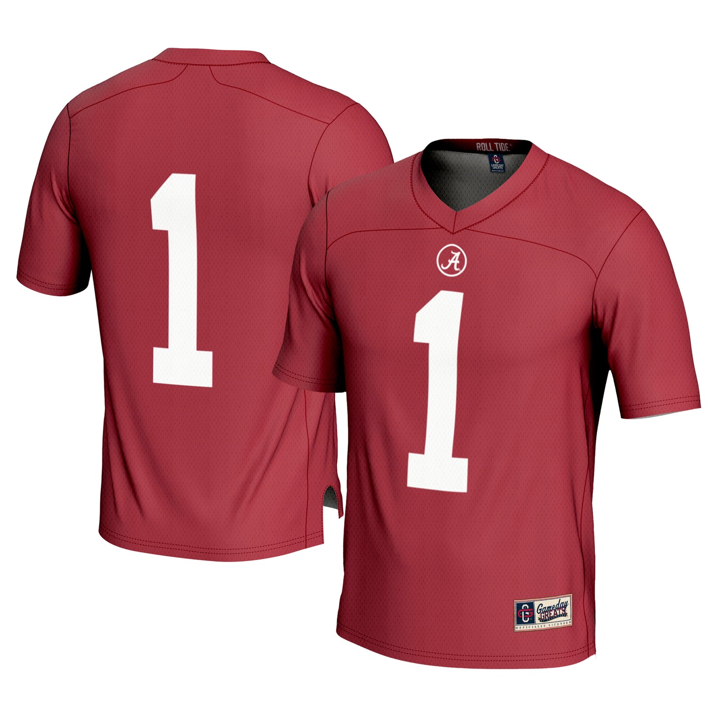 Men's GameDay Greats #1 Crimson Alabama Crimson Tide Football Jersey