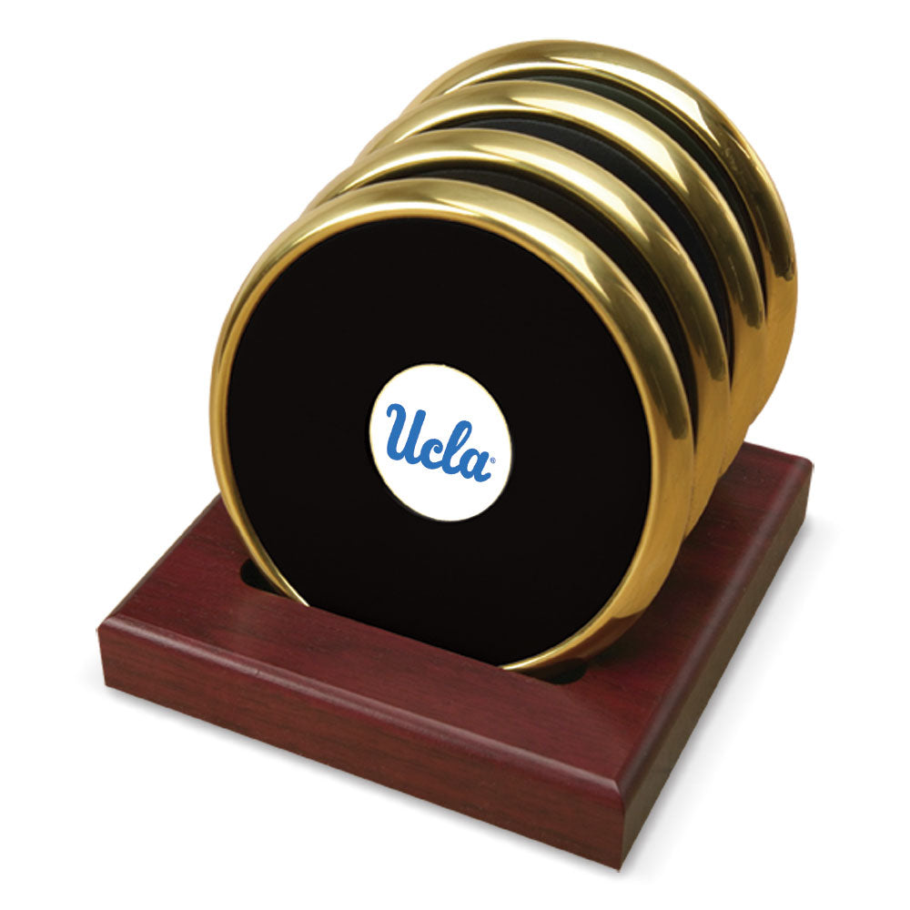 Gold UCLA Bruins Four-Piece Coaster Set