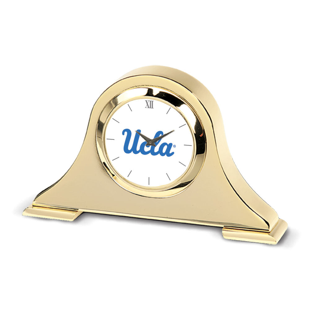 Gold UCLA Bruins Napoleon Desk Clock