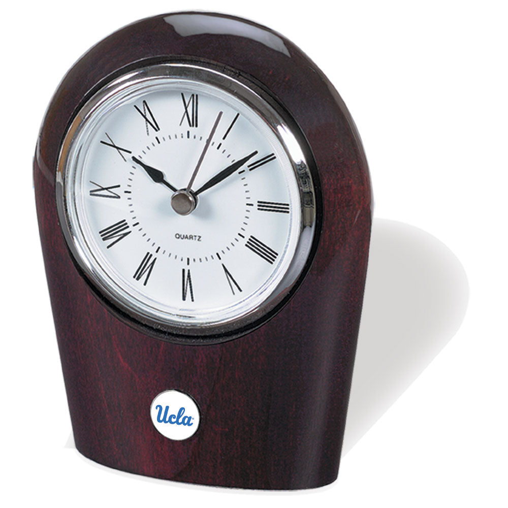 Silver UCLA Bruins Palm Clock