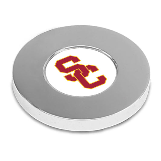 Silver USC Trojans Paperweight