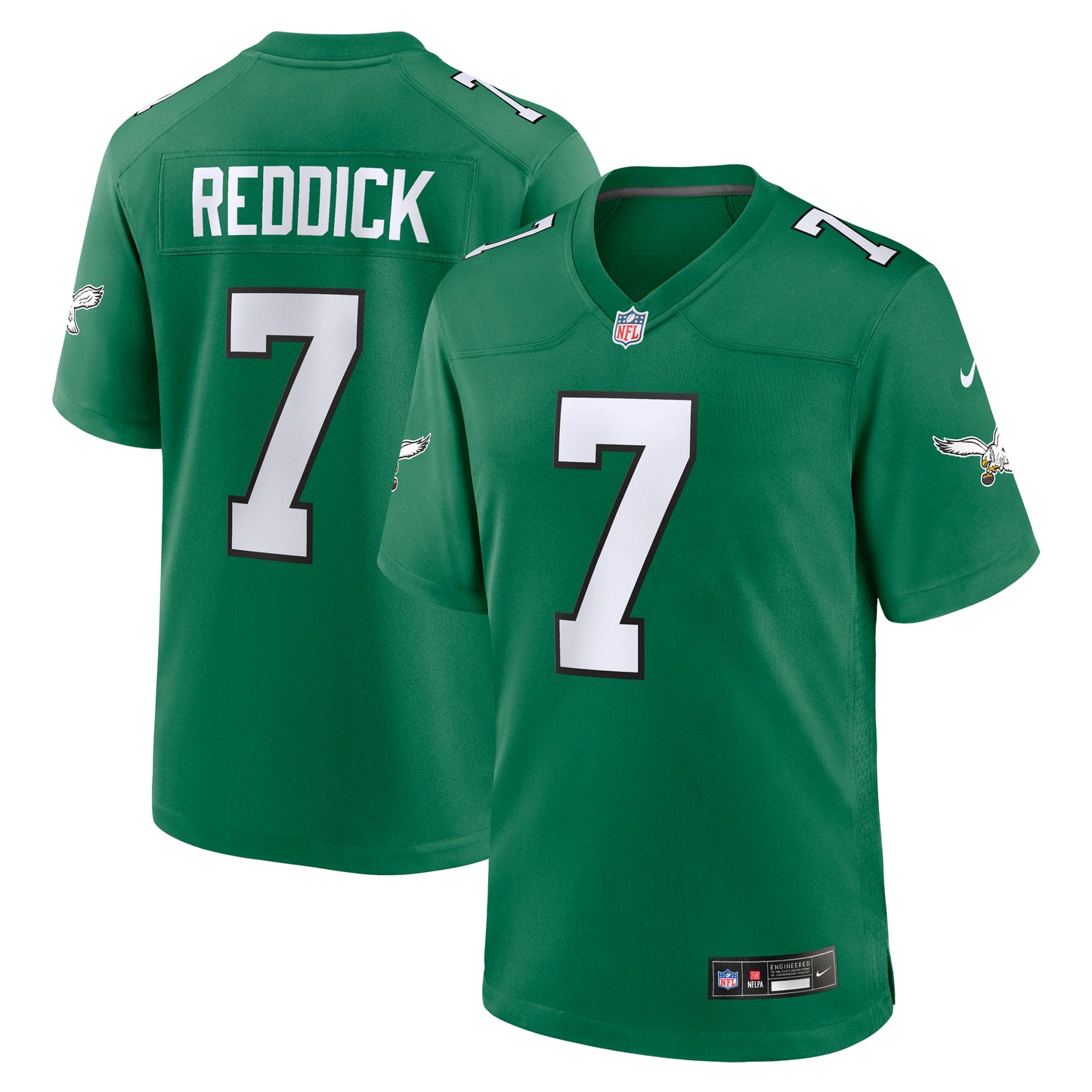 Men's Nike Haason Reddick Kelly Green Philadelphia Eagles Alternate Game Jersey