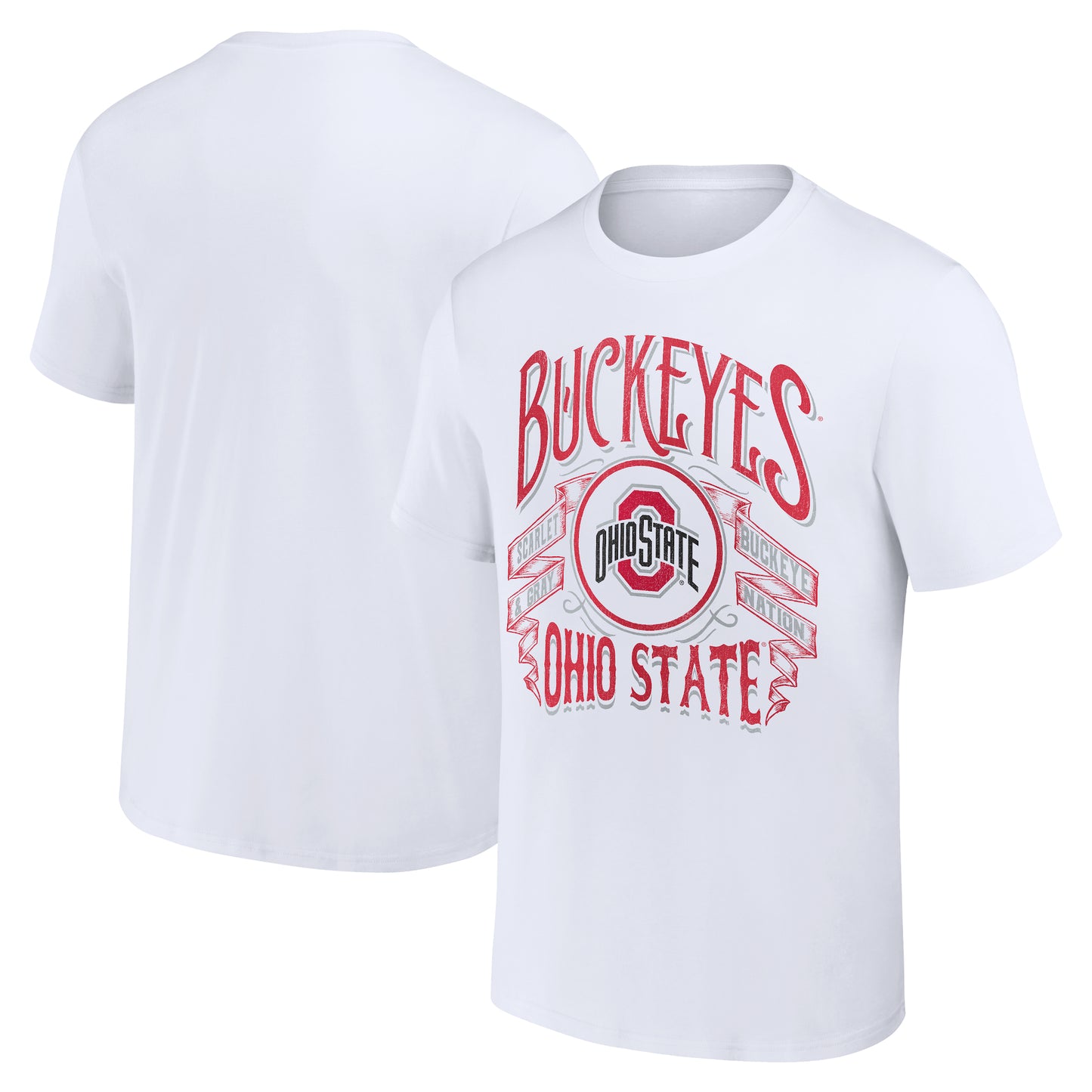 Men's Darius Rucker Collection by Fanatics White Ohio State Buckeyes Festival T-Shirt