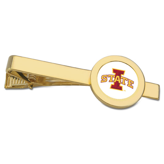 Gold Iowa State Cyclones Tie Bar