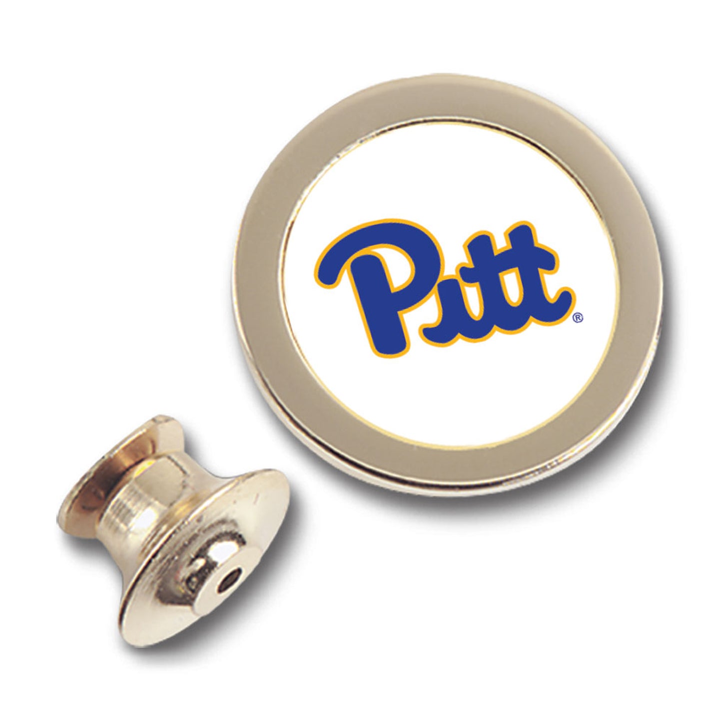 Gold Pitt Panthers Lapel Pin