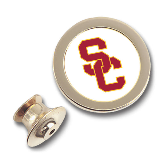 Gold USC Trojans Lapel Pin