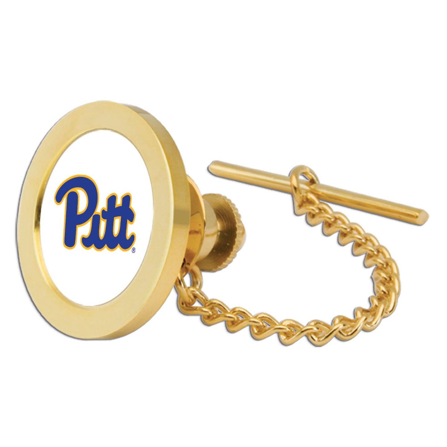 Gold Pitt Panthers Tie Tack/Lapel Pin