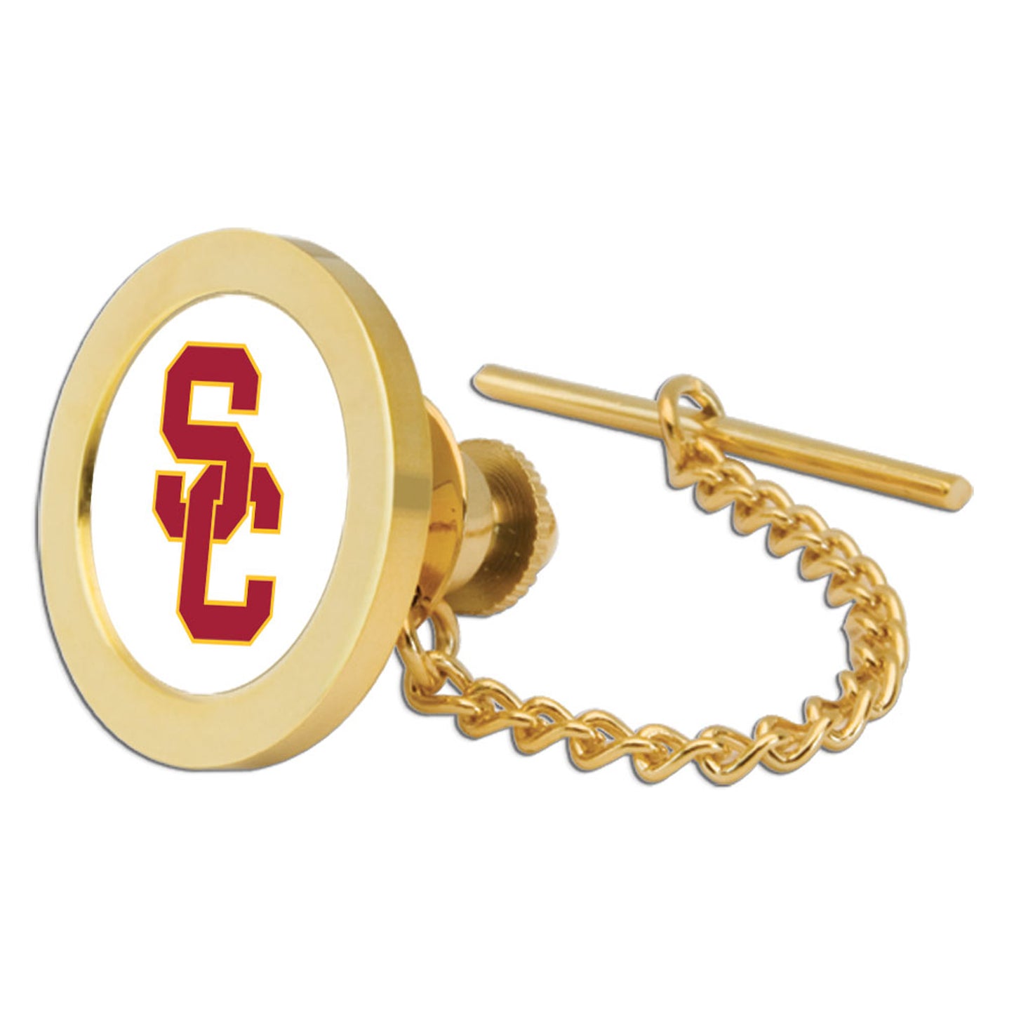 Gold USC Trojans Tie Tack/Lapel Pin