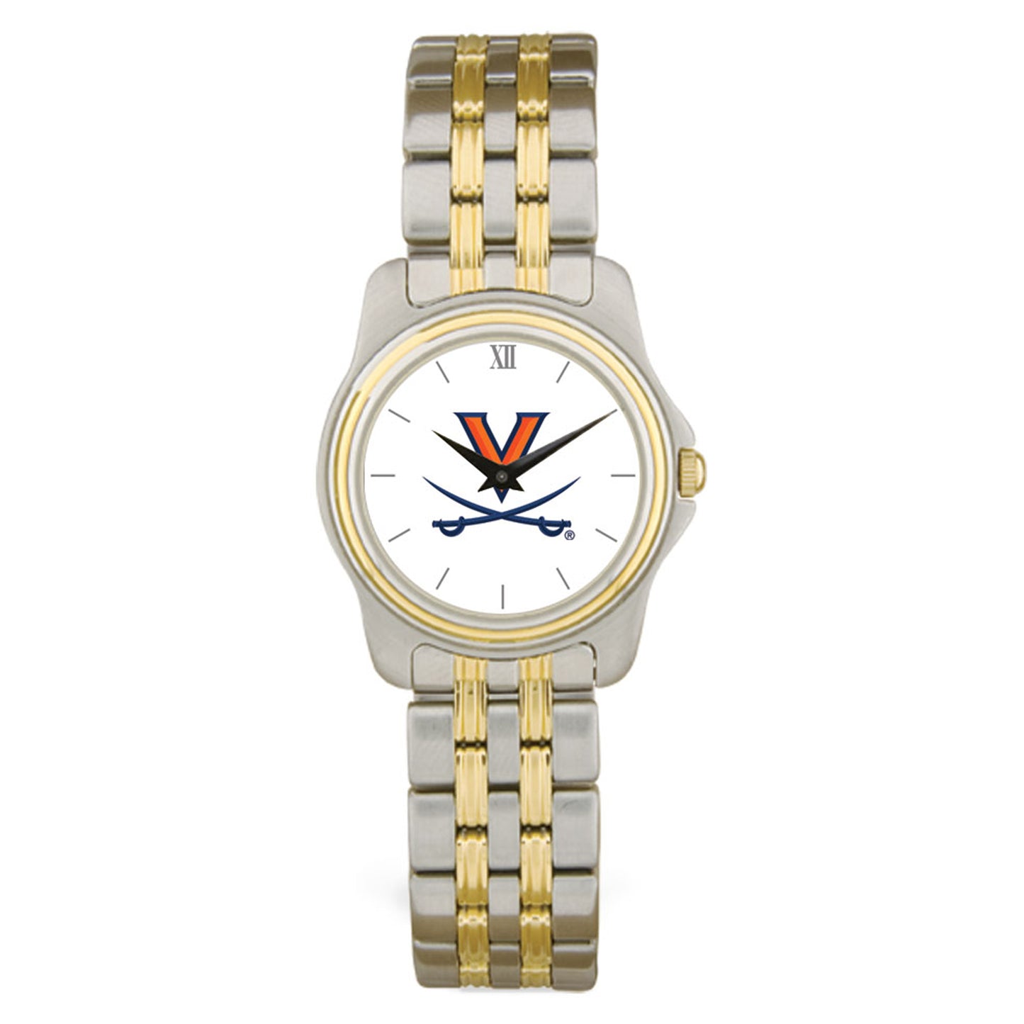 Women's  Silver/Gold Virginia Cavaliers Two-Tone Wristwatch