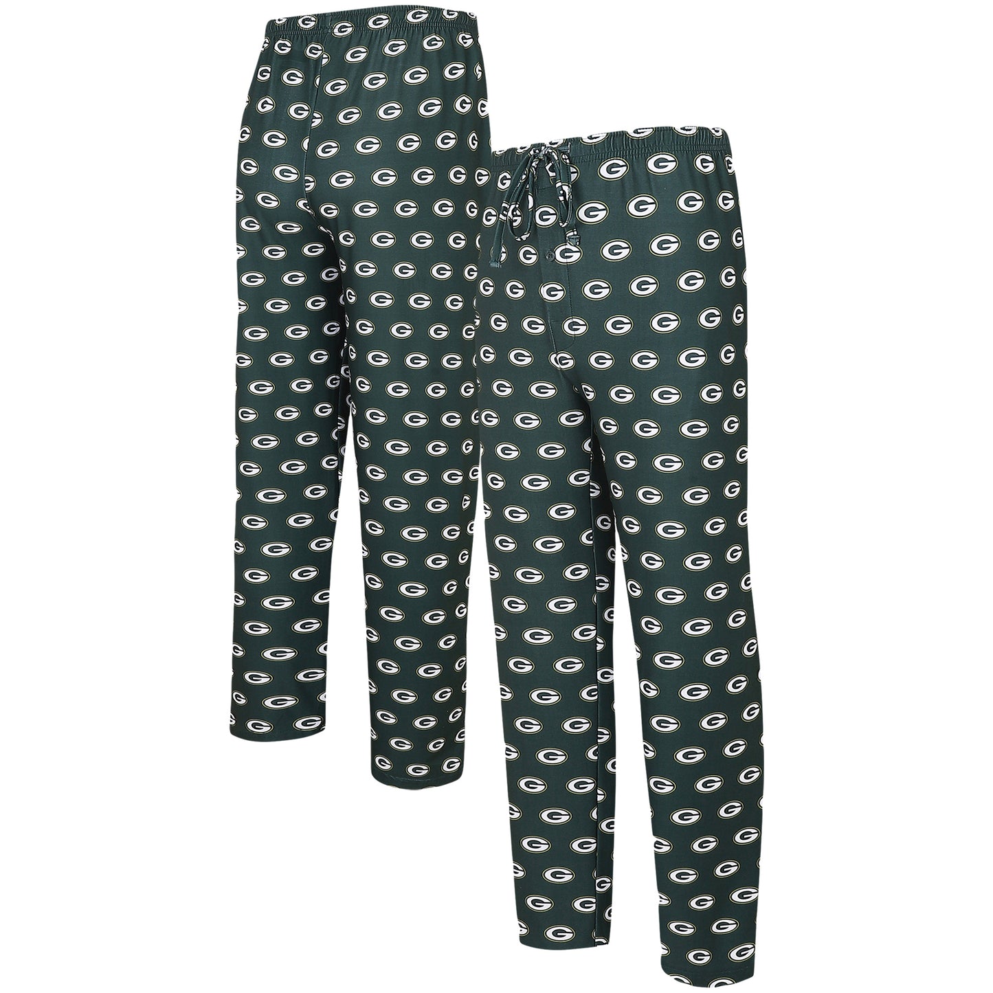 Men's Concepts Sport Green Green Bay Packers Gauge Allover Print Knit Pants