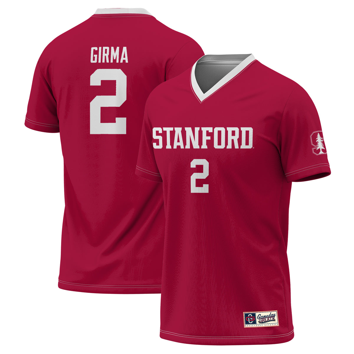 Unisex GameDay Greats Naomi Girma Cardinal Stanford Cardinal Lightweight Alumni Soccer Jersey