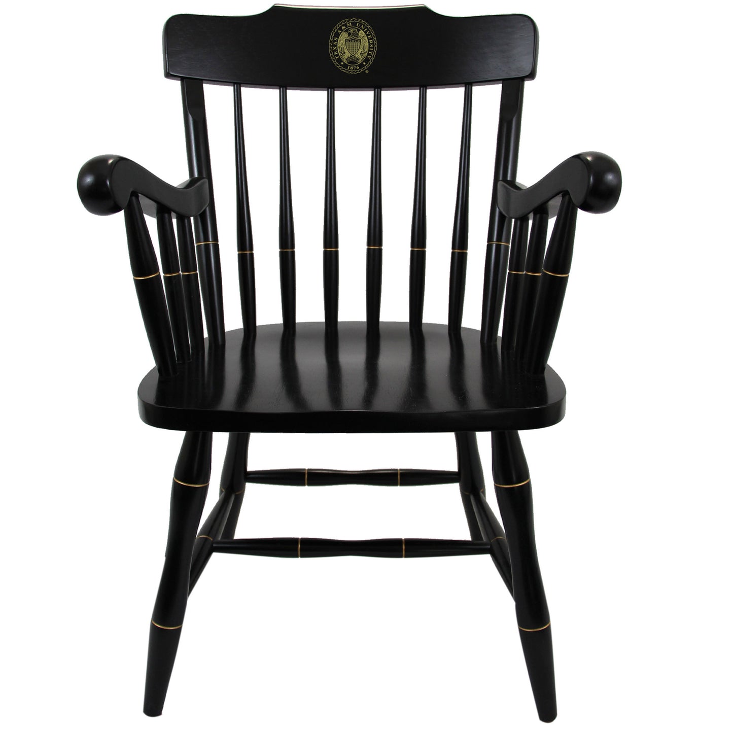 Black Texas A&M Aggies Captain's Chair
