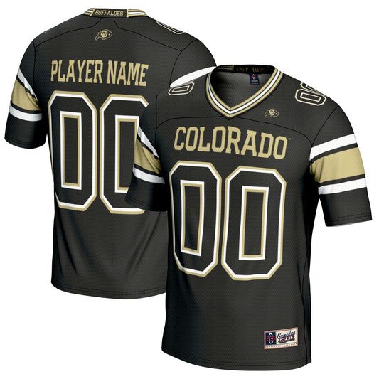 Men's GameDay Greats Black Colorado Buffaloes NIL Pick-A-Player Football Jersey