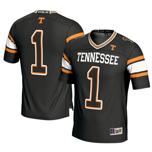 Men's GameDay Greats #1 Black Tennessee Volunteers Football Jersey