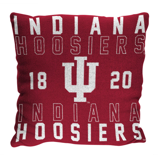 The Northwest Group  Indiana Hoosiers 20" x 20" Stacked Pillow